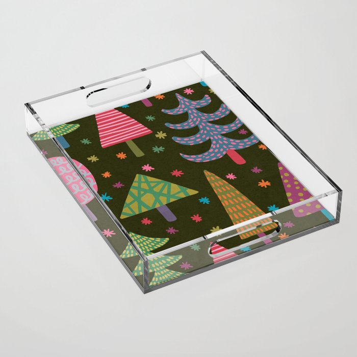 Christmas Magic #1 Acrylic Tray Gallery Image 1