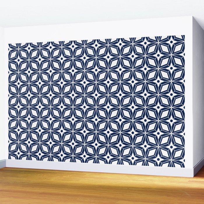 Starburst - Navy Wall Mural Gallery Image 2