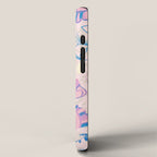 Coastal Oysters on the Beach in Pastel Pink & Blue iPhone Case Gallery Image 2