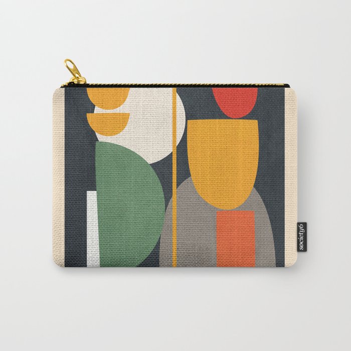 Abstract Shape Setting 02 Carry All Pouch Gallery Image 1
