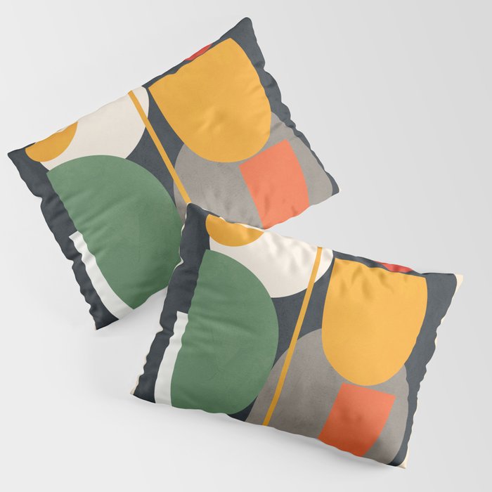 Abstract Shape Setting 02 Pillow Sham Gallery Image 3