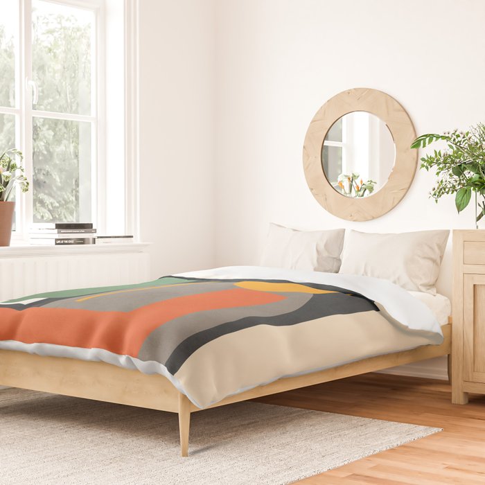 Abstract Shape Setting 02 Duvet Cover Gallery Image 2