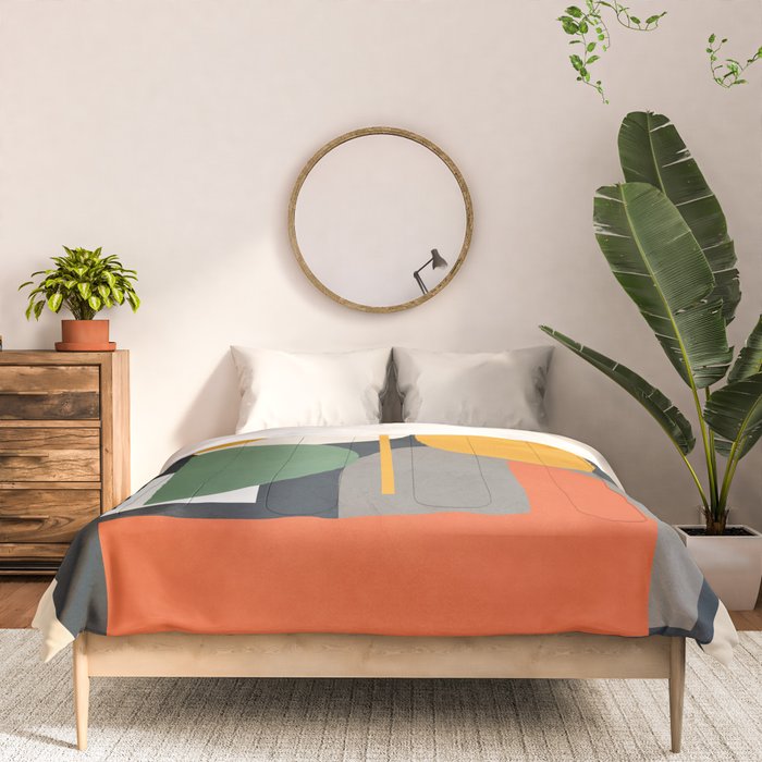 Abstract Shape Setting 02 Comforter Gallery Image 3