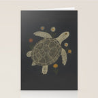 Turtle with Flowers Stationery Card Gallery Image 2