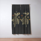 Turtle with Flowers Window Curtain Gallery Image 3
