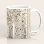 Catskill Mountains Map Coffee Mug Gallery Image 1