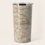 Catskill Mountains Map Travel Mug Gallery Image 1