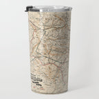 Catskill Mountains Map Travel Mug Gallery Image 3