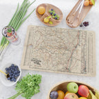 Catskill Mountains Map Cutting Board Gallery Image 2