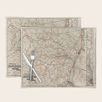 Catskill Mountains Map Placemat Gallery Image 1