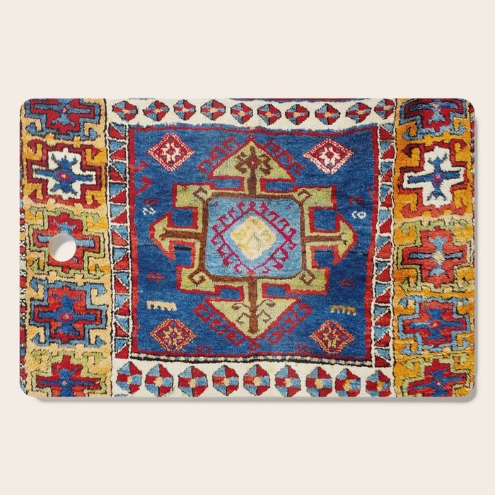 Malatya East Anatolia Antique Turkish Rug Print Cutting Board Gallery Image 1