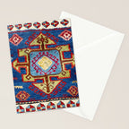 Malatya East Anatolia Antique Turkish Rug Print Stationery Card Gallery Image 2