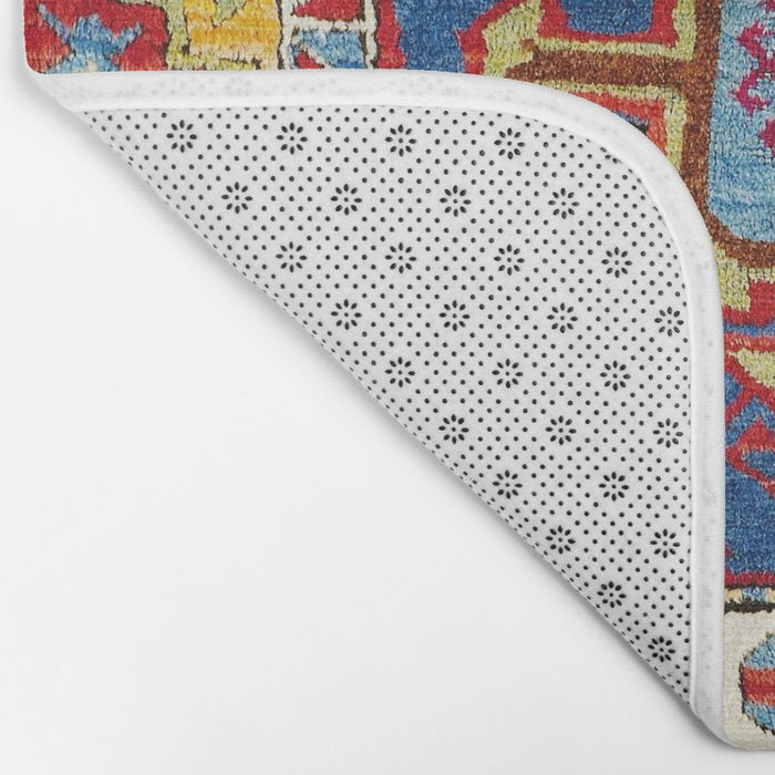 Malatya East Anatolia Antique Turkish Rug Print Bath Mat Gallery Image 2