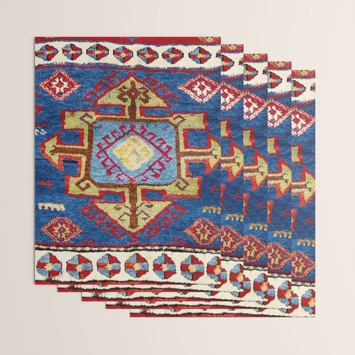 Malatya East Anatolia Antique Turkish Rug Print Wrapping Paper Gallery Image 3