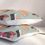 Sushi  Corgi Pillow Sham Gallery Image 3