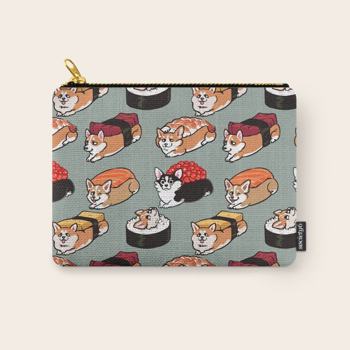 Sushi  Corgi Carry All Pouch Gallery Image 1