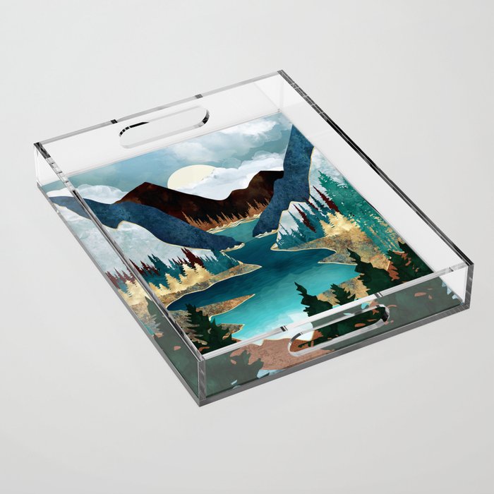 River Vista Acrylic Tray Gallery Image 1