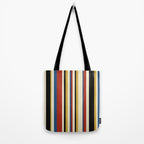 Classic Stripes IX - Bauhaus Palette Tote Bag Gallery Image 2