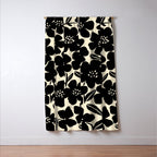Black & White Blossom Window Curtain Gallery Image 3