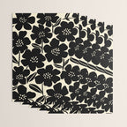 Black & White Blossom Wrapping Paper Gallery Image 3
