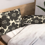 Black & White Blossom Pillow Sham Gallery Image 2