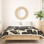 Black & White Blossom Duvet Cover Gallery Image 3
