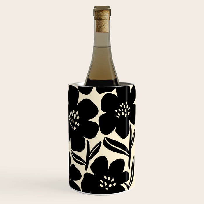 Black & White Blossom Wine Chiller Gallery Image 3