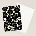 Black & White Blossom Stationery Card Gallery Image 2