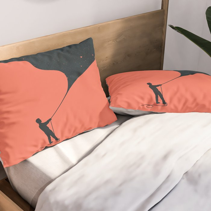 Night fills up the sky Pillow Sham Gallery Image 2