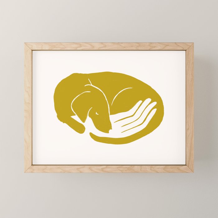 Dog Dreams Mini Art Print Gallery Image 1