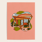Virgo Mid Century House Poster Gallery Image 4