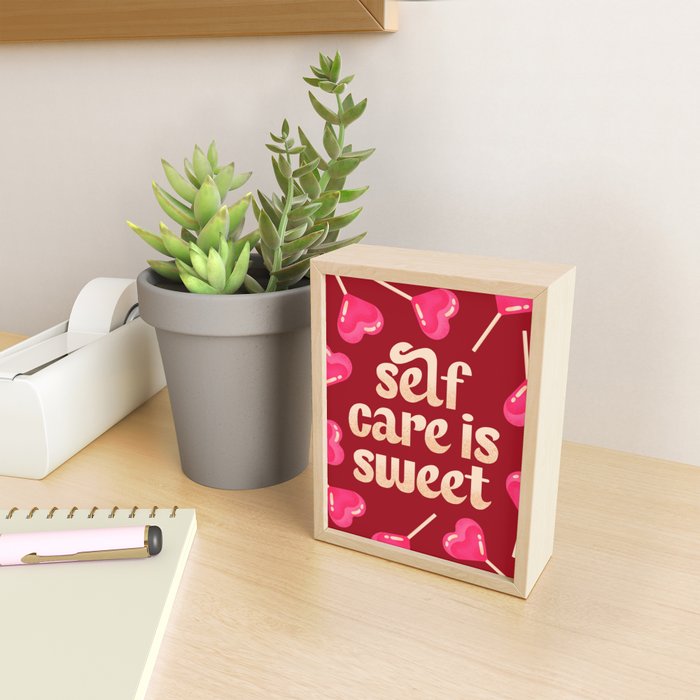 Self-Care is Sweet Mini Art Print Gallery Image 2