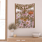 Maryland Wildflowers Wall Tapestry Gallery Image 2