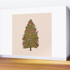 Mushroom Christmas Tree Wall Mural Gallery Image 2