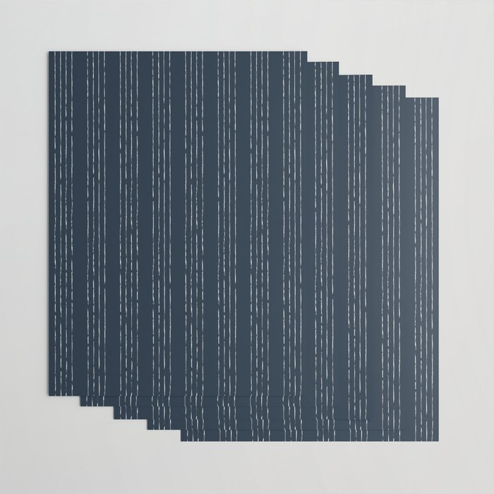 Lines #5 (Annapolis Blue) Wrapping Paper Gallery Image 3