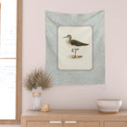 Balancing Sandpiper Wall Tapestry Gallery Image 2