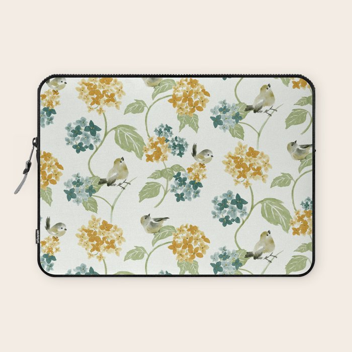 Hydrangea Poem Laptop Sleeve Gallery Image 1