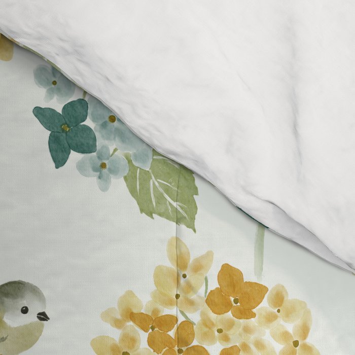 Hydrangea Poem Comforter Gallery Image 4