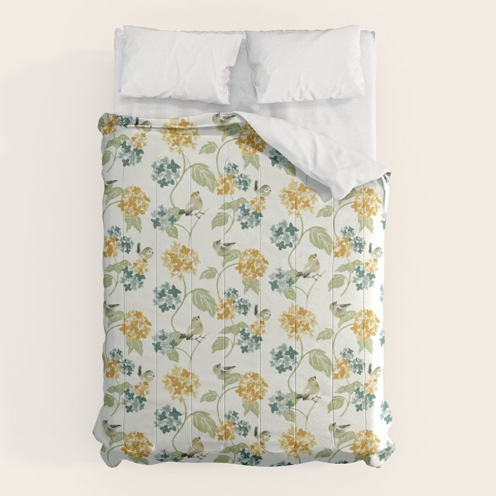 Hydrangea Poem Comforter Gallery Image 6