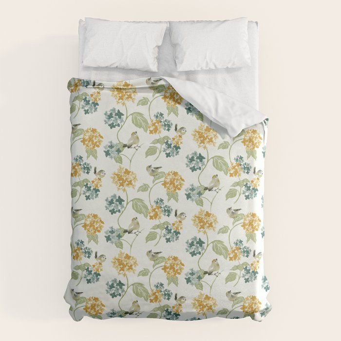 Hydrangea Poem Duvet Cover Gallery Image 6