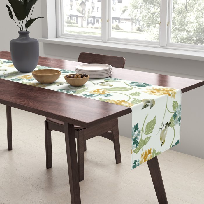 Hydrangea Poem Table Runner Gallery Image 2