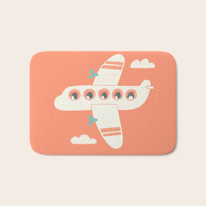 Penguin Airlines Bath Mat Gallery Image 1