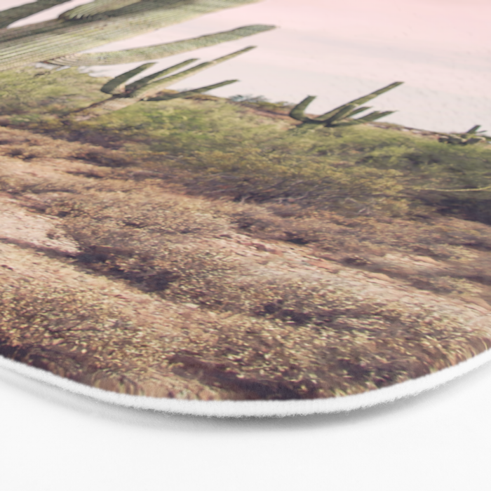 Blush Sky Cactus Bath Mat Gallery Image 3