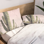 Blush Sky Cactus Pillow Sham Gallery Image 2