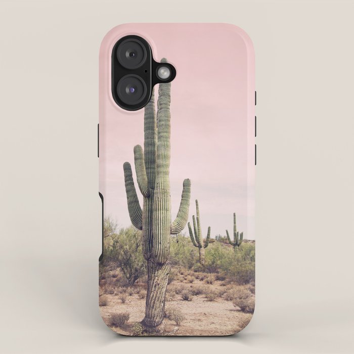 Blush Sky Cactus iPhone Case Gallery Image 1