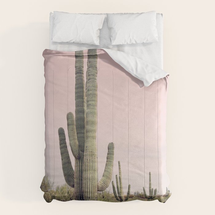 Blush Sky Cactus Comforter Gallery Image 6