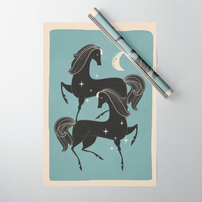Horses 6 Wrapping Paper Gallery Image 1