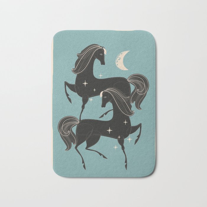 Horses 6 Bath Mat Gallery Image 1