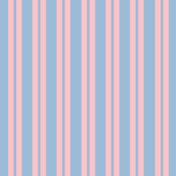 Pastel Pink and Light Blue Classic Double Stripe Vertical Pattern Coffee Mug Gallery Image 2