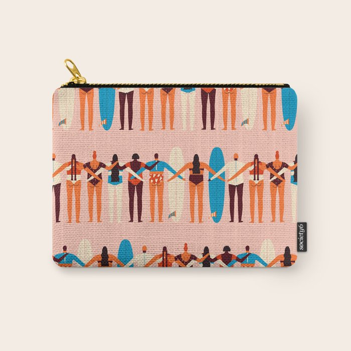 Surf sisters Carry All Pouch Gallery Image 1